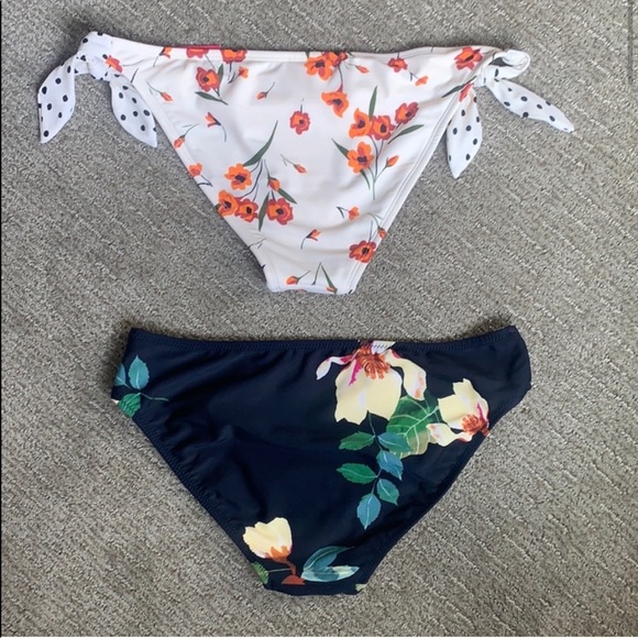NWT S Adorbs floral bikini bottom +gift EC bottom! - Picture 2 of 8